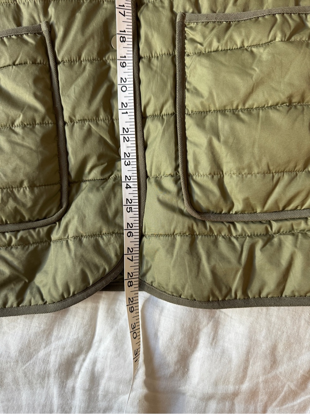 Everlane Olive Green Quilted Puffer Jacket size M - Picture 6 of 9